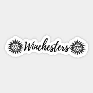 winchesters anti-possesion tattoo supernatural Sticker